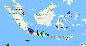 Peta Lokasi (Google Map) Program Kelas Pegawai Nomor